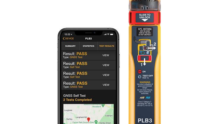Ocean Signal rescueME PLB3 with mobile app