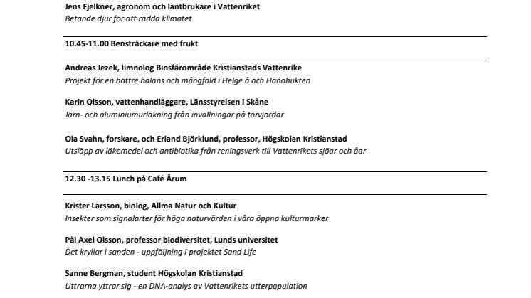 Pressinbjudan: Ekosystemtjänster i odlingslandskapet - fokus på Biosfär 2017