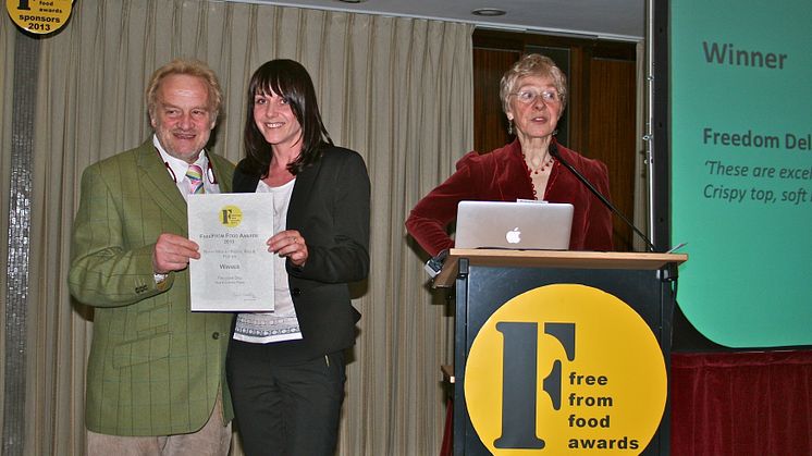 Freedom Deli wins Free From Food Award in Ready Meal category for gluten-free Panini 