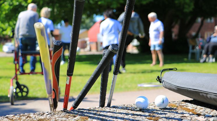 I Sportbagen hittar du självklart golftillbehör. Inte så konstigt med tanke på att Halmstad är Sveriges golfhuvudstad. Foto: Destination Halmstad.
