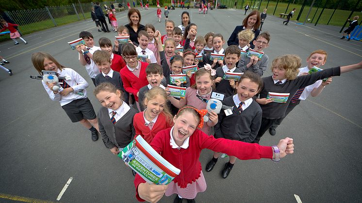 Pass it on – primary pupils help to write UK recycling book