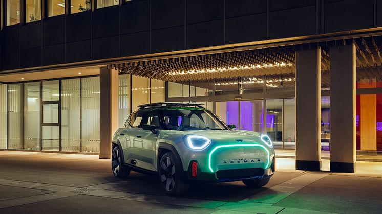 MINI Concept Aceman: MINI-familjens första helektriska crossover