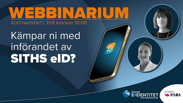 Webbinarium om SITHS eID den 31 augusti kl 10.00