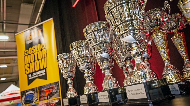 Många priser delas ut som avslutning på Oslo Motor Show däribland Skandinavias Flotteste bil och Scandinavian Truck Trophy Foto Mattias Larsson Bilsport