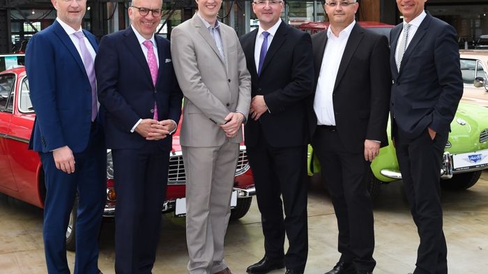 v.l. Holger Wessling, Dr. Hanno Kühn, Prof. Dr. Rüdiger Hahn, Volker Mauß, Ralf Wohltmann, Dr. Ulrich Krüger