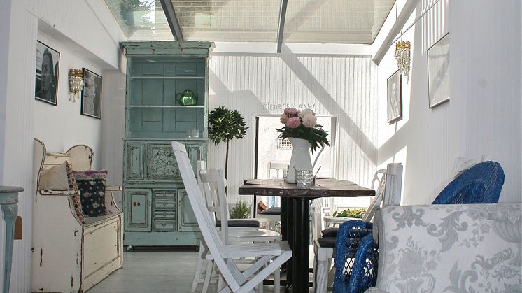 Interiour at Lisa's, a new Swedish bar and resturant in London's Notting Hill