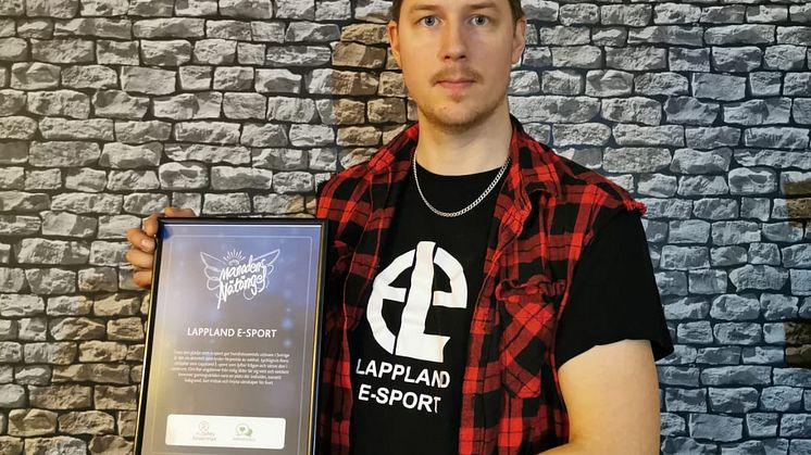Lappland E-sport utses till Månadens Nätängel januari 2020