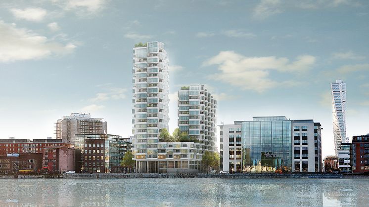 Punkthus vid Dockplatsen