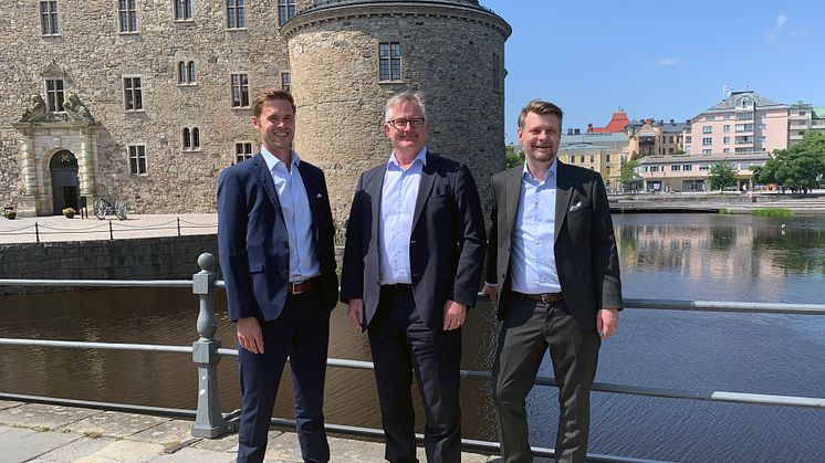 Rikard Dahl, vd Integrationsbolaget, Johan Malmliden, VD Omegapoint Group, Daniel Lennartsson, vd Molnbolaget.