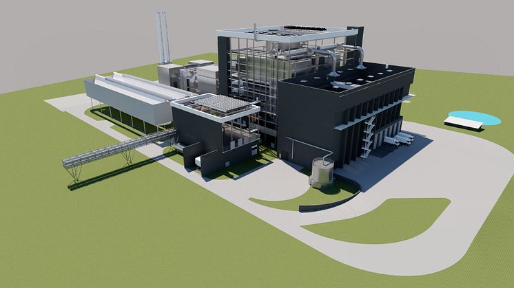Die Ersatzbrennstoff-Verwertungsanlage EVA Jänschwalde ist in der Lage, bis zu 480.000 Tonnen Brennstoff im Jahr zu verwerten.