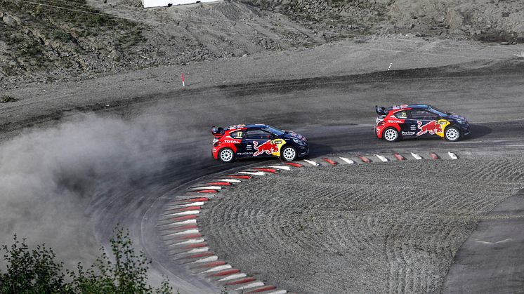 Etta och tvåa i Hell - ett drömresultat för Team Peugeot Hansen