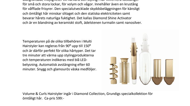 Multi Hairstyler 9-i-1;  En väska full med styling för ömtåligt hår