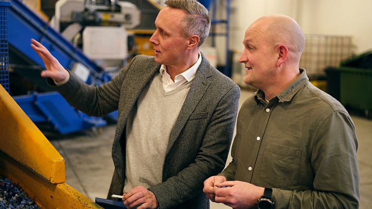 Fra venstre: Michael Bayer Thomsen, SVP Medical og Jesper V. Dueholm, CTO i Zirq Solutions. 