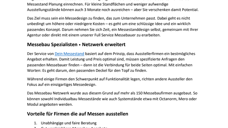 Messejahr 2017 • Dein-Messestand.com