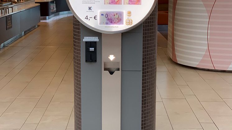 0Euro Geldschein Automat
