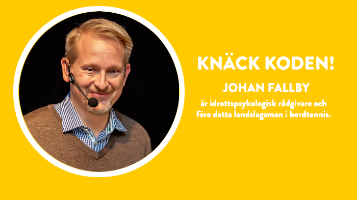 Johan Fallby, idrottspsykologisk rådgivare