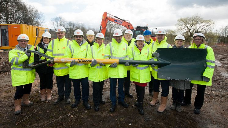 Work starts on the new extra care scheme in Bury for the over-55s