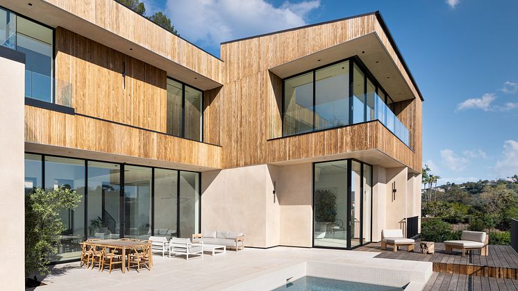Traumhaftes Panoramahaus mit Kebony Fassade