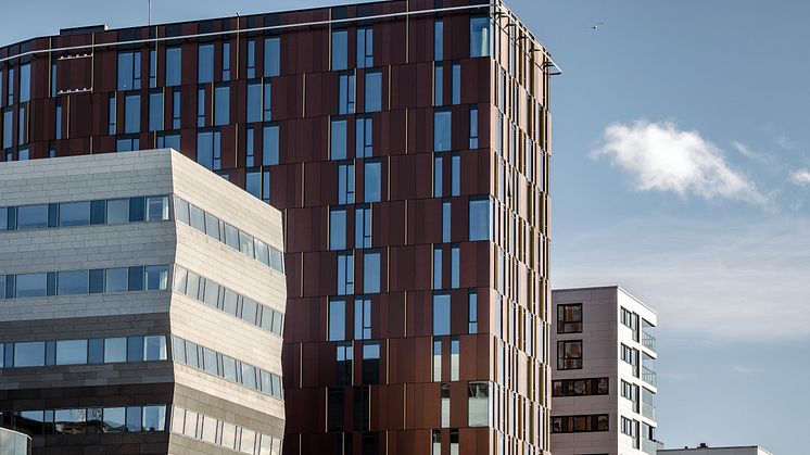 LUFTIG: Quality Hotel Ramsalt har 250 gjesterom fordelt på 13 etasjer.