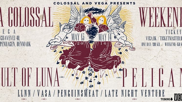 ​Cult of Luna og Pelican headliner “A Colossal Weekend” i VEGA