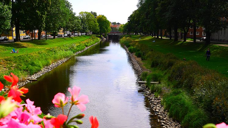 Vy över Pråmkanalen