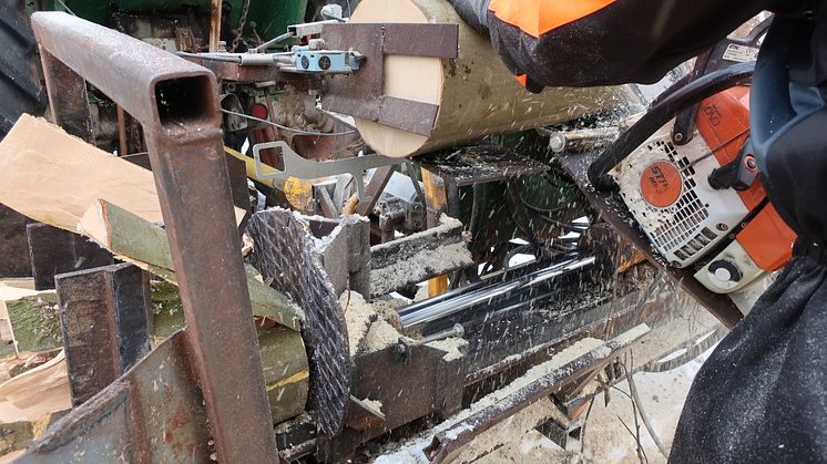 Flækfunktionen i STIHL savværket 1