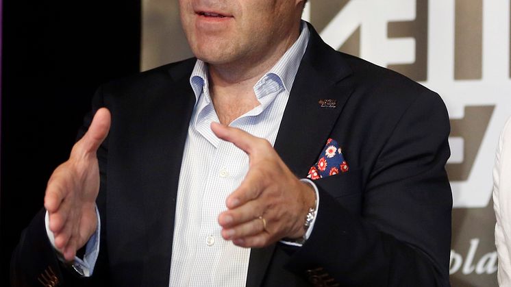 Från presskonferens i Almedalen om Northvolts etablering.