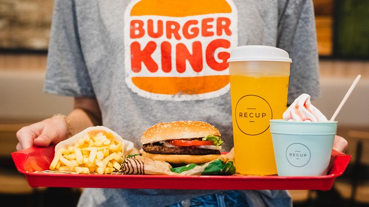 Mehrweg ist King! Burger King® führt RECUP deutschlandweit ein