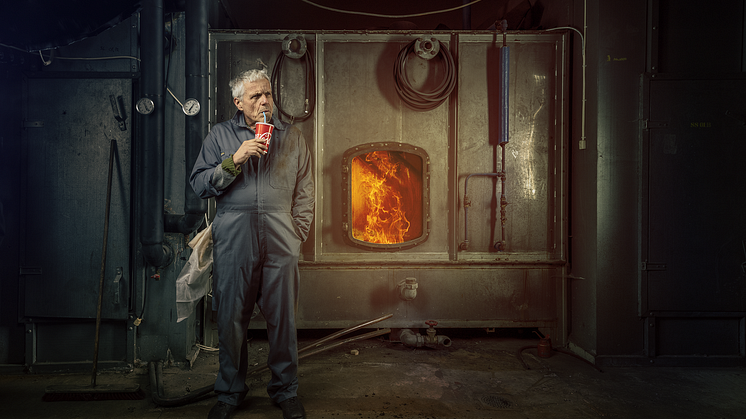 Kanskje gjekk aldri vaktmeisteren heim frå jobb? Foto: Morten Bendiksen.