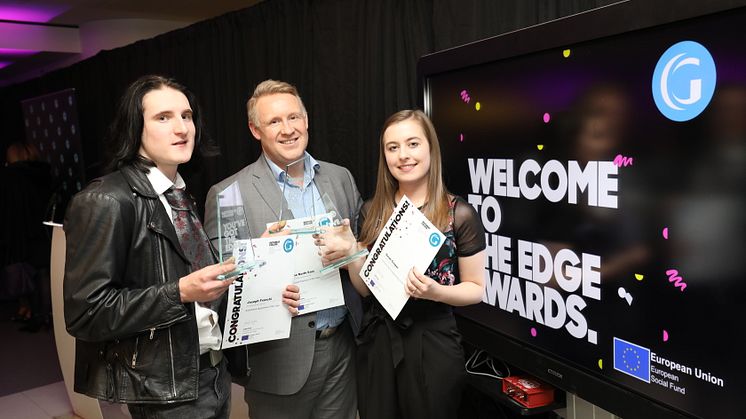 L - R: Joseph Franchi, Colin Barnes and Sarah Cooper
