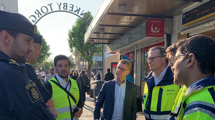 Samverkan utraderar narkotikascen i Rinkeby t-banestation