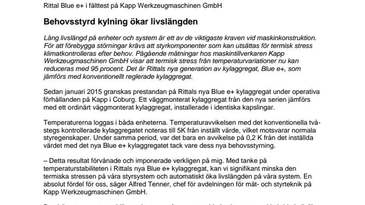 Behovsstyrd kylning ökar livslängden