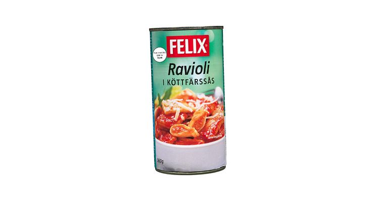 Felix Ravioli i köttsås 560g