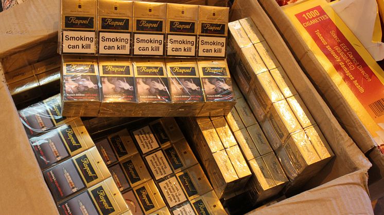Op Magic NW24/15 Cigarettes seized by HMRC in Rochdale 1