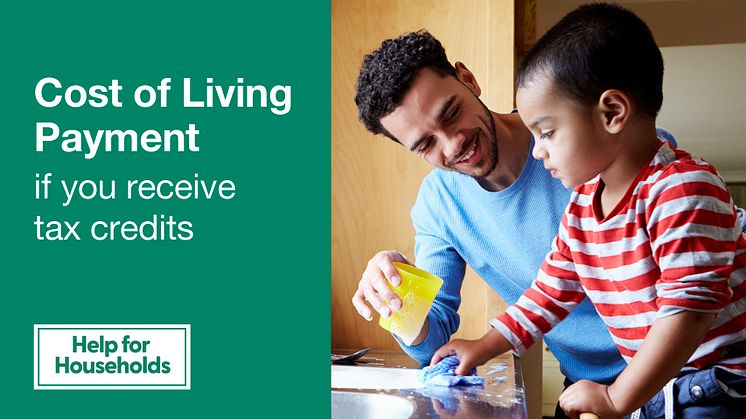Tax credits recipients to receive Cost of Living Payment from today