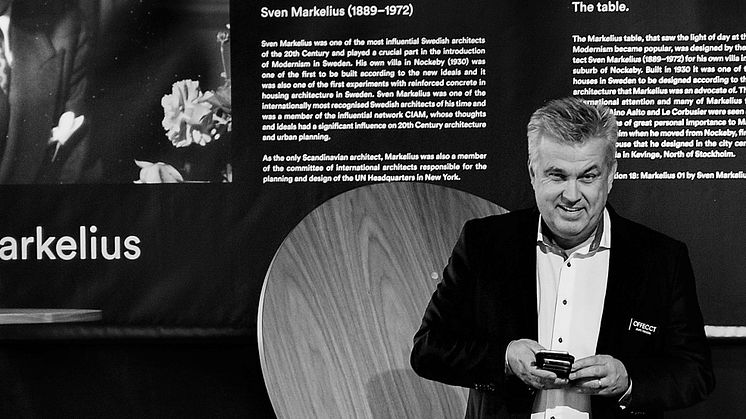 En av de två grundarna i Offecct, Kurt Tingdal, lämnar över Vd-stolen till ny förmåga vid årsskiftet 2018-2019.