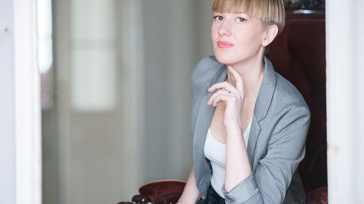 Emma Sventelius gjorde hösten 2017 sin internationella debut på Deutsche Oper am Rhein i Düsseldorf i rollen som Suzuki i Madame Butterfly. (Foto: Linda Otterstedt)