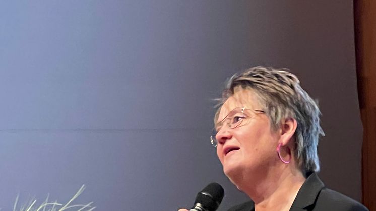 Ewa Karlsson Sjölander var moderator under Kvalitetsmässan.