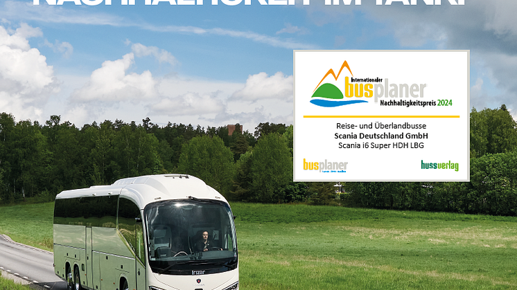 Der Scania Super HDH LBG verbindet Komfort mit Nachhaltigkeit