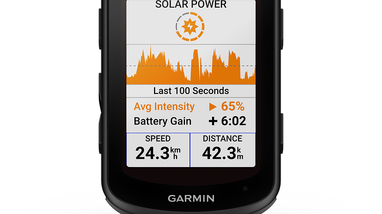 Garmin_Edge 840 Solar_Solar (c) Garmin Deutschland GmbH