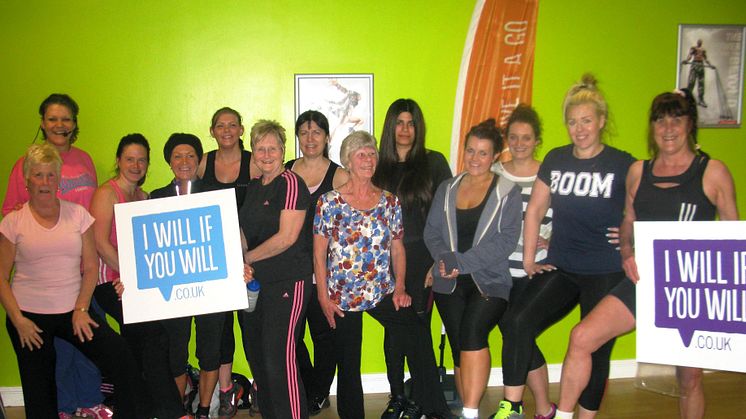 On tour - I Will If You Will fitness parties!