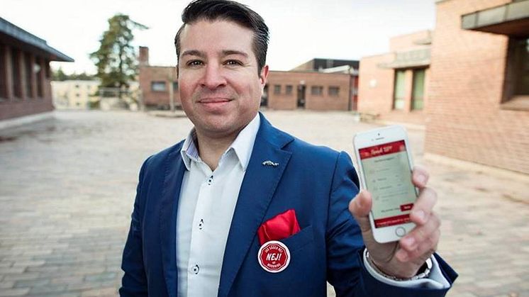 Tobias Wernius, grundare av startupbolaget Speak Up! 