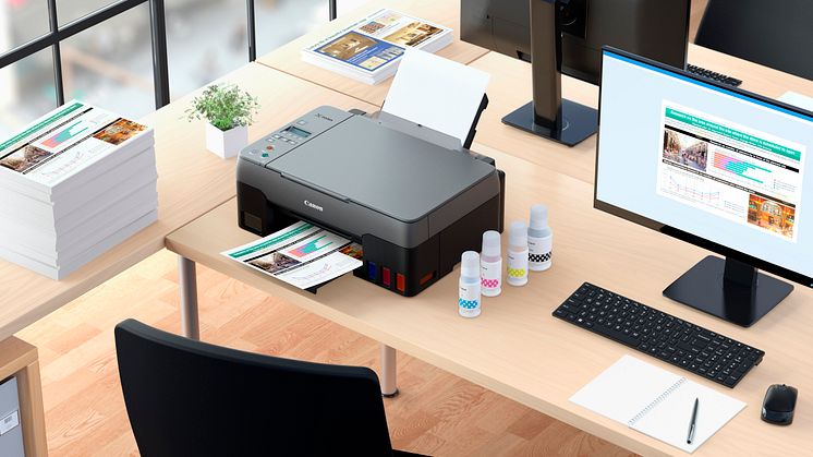 Canon utvider utvalget av MegaTank-skrivere i PIXMA G-serien med fem nye inngangsmodeller