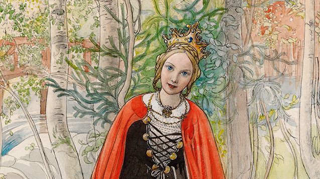 Carl Larsson ”Prinsessan vår”. Foto Per Myrehed.