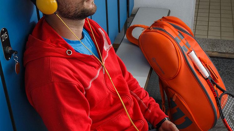 Konzentrationsphase: Auch vor einem wichtigen Match ist die Anwendung des powerbraintuners ratsam. Bild: Hasenkopf Photography (i.A. Tennismagazin)