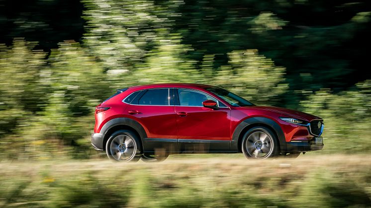 Mazda CX-30 i Soul Red Crystal