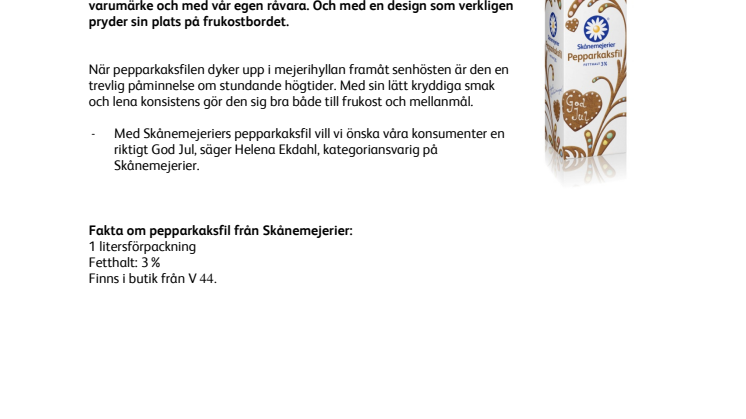 En God Jul med Pepparkaksfil