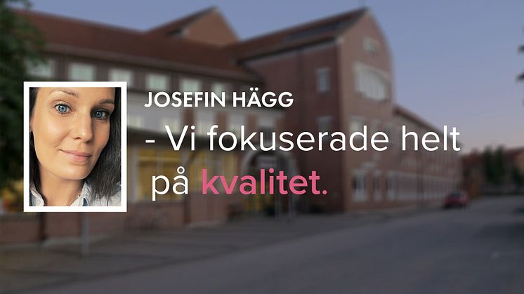 Josefin Hägg, upphandlare i Laholms Kommun.