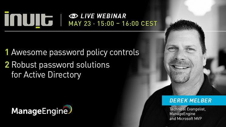Webinar med Derek Maleber, Active Directory MVP.
