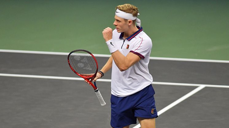 Denis Shapovalov at Stockholm Open